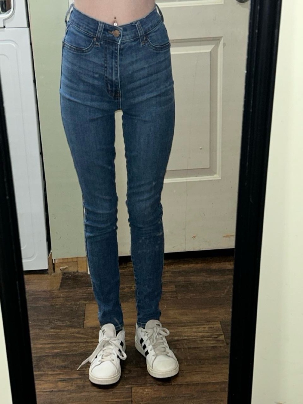 Celebrity Pink Dark Blue High-Rise Skinny Jeans